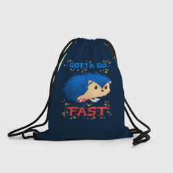 Рюкзак-мешок 3D Little Sonic gotta go fast