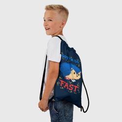 Рюкзак-мешок 3D Little Sonic gotta go fast - фото 2