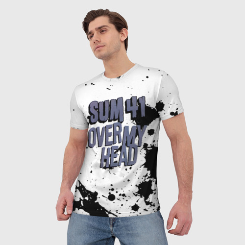 Мужская футболка 3D Sum 41 Over My Head - фото 3