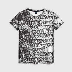 Женская футболка 3D Кен Блок Граффити
