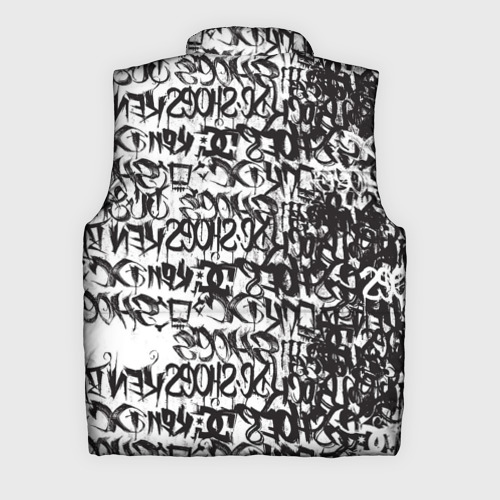 Мужской жилет утепленный 3D Кен Блок Граффити, цвет черный - фото 2