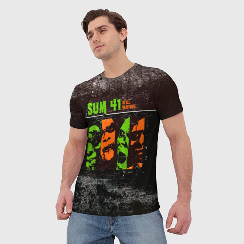Мужская футболка 3D Still Waiting - Sum 41, цвет 3D печать - фото 3