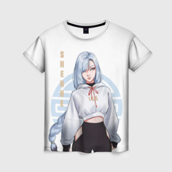 Женская футболка 3D Шэнь Хэ Геншин Импакт