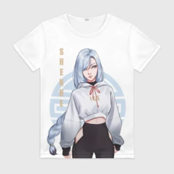 Женская футболка 3D Шэнь Хэ Геншин Импакт