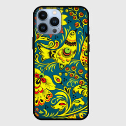 Чехол для iPhone 13 Pro Max Хохломская Роспись Две Птицы