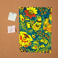 Постер Хохломская Роспись Две Птицы - фото 2