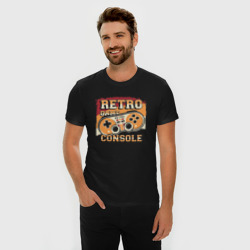 Мужская футболка хлопок Slim Ретро геймерские игровые консоли - фото 2