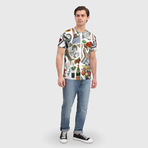 Мужская футболка 3D Underground vanguard pattern / fashion 2088, цвет 3D печать - фото 5