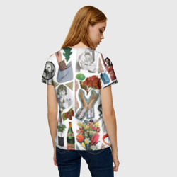 Женская футболка 3D Underground vanguard pattern / fashion 2088 - фото 2