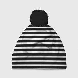Шапка 3D c помпоном В полоску для Хэллоуина