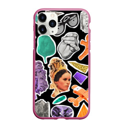 Чехол для iPhone 11 Pro Max матовый Underground pattern Fashion trend