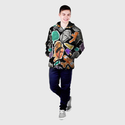 Мужская куртка 3D Underground pattern Fashion trend - фото 2