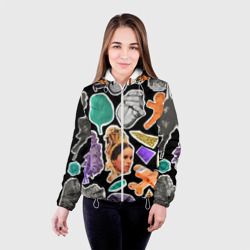 Женская куртка 3D Underground pattern Fashion trend - фото 2