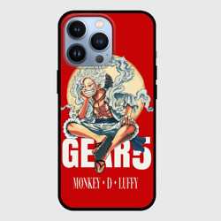 Чехол для iPhone 13 Pro Луффи 5 Гир One piece На луне