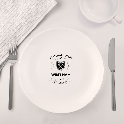 Набор: тарелка + кружка West Ham: Football Club Number 1 Legendary - фото 4
