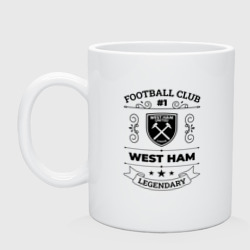 Кружка керамическая West Ham: Football Club Number 1 Legendary