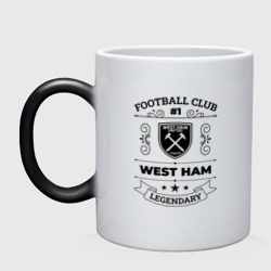 Кружка хамелеон West Ham: Football Club Number 1 Legendary