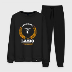 Мужской костюм хлопок Лого Lazio и надпись Legendary Football Club