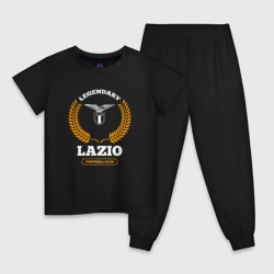 Детская пижама хлопок Лого Lazio и надпись Legendary Football Club