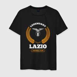 Лого Lazio и надпись Legendary Football Club – Футболка из хлопка с принтом купить со скидкой в -20%