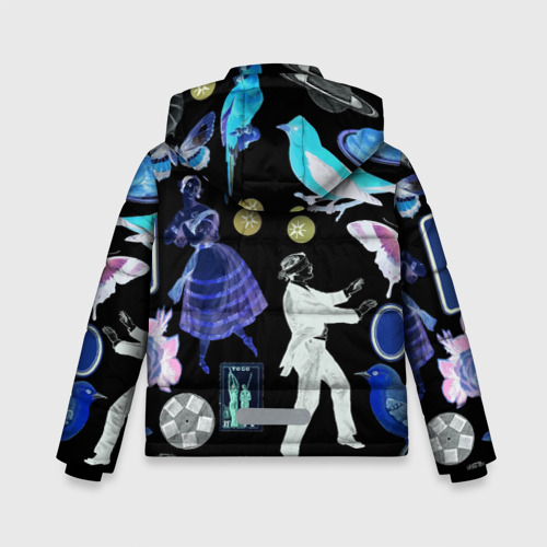 Зимняя куртка для мальчиков 3D Underground pattern, цвет черный - фото 2