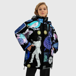 Женская зимняя куртка Oversize Underground pattern - фото 2