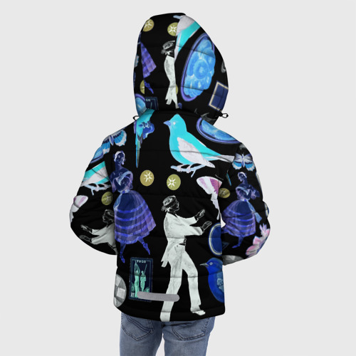 Зимняя куртка для мальчиков 3D Underground pattern, цвет черный - фото 4