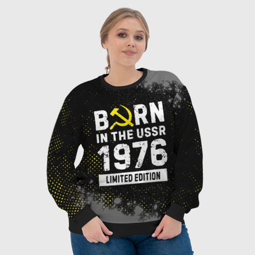 Женский свитшот 3D Born In The USSR 1976 year Limited Edition, цвет 3D печать - фото 6