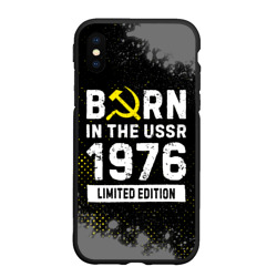 Чехол для iPhone XS Max матовый Born In The USSR 1976 year Limited Edition