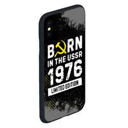 Чехол для iPhone XS Max матовый Born In The USSR 1976 year Limited Edition - фото 2