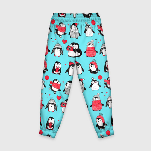Детские брюки 3D Penguins On the positive, цвет 3D печать - фото 2