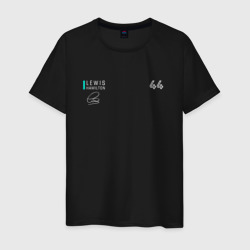 Lewis Hamilton Льюис Хэмилтон – Мужская футболка хлопок с принтом купить со скидкой в -20%