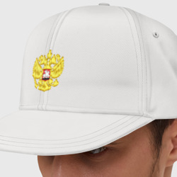 Двуглавый герб России – Кепка снепбек с вышивкой с принтом купить