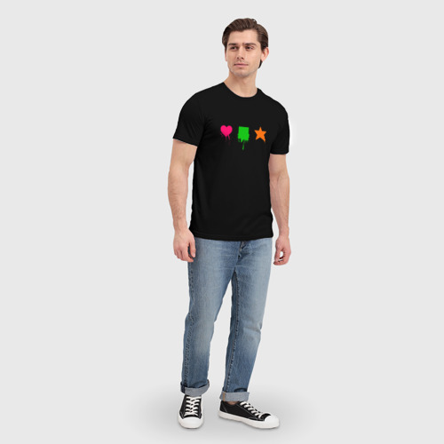 Мужская футболка 3D с принтом Всемайки тренды, вид сбоку #3