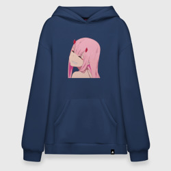 Худи SuperOversize хлопок Zero Two крупный план