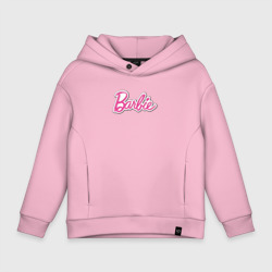 Детское худи Oversize хлопок Barbie logo