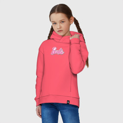 Детское худи Oversize хлопок Barbie logo - фото 2