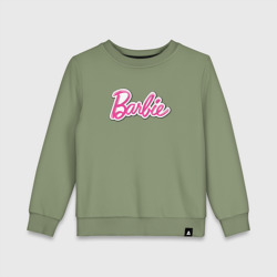 Детский свитшот хлопок Barbie logo