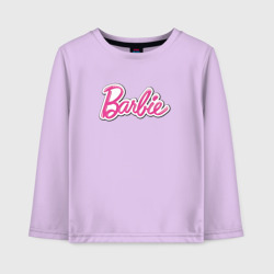 Детский лонгслив хлопок Barbie logo