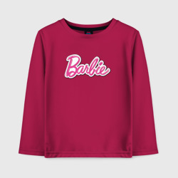 Детский лонгслив хлопок Barbie logo