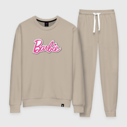 Женский костюм хлопок Barbie logo