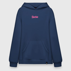 Худи SuperOversize хлопок Barbie Mini logo