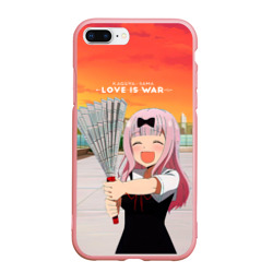 Чехол для iPhone 7Plus/8 Plus матовый Love is war Госпожа Кагуя