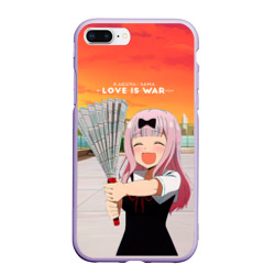 Чехол для iPhone 7Plus/8 Plus матовый Love is war Госпожа Кагуя