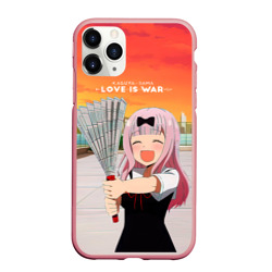 Чехол для iPhone 11 Pro Max матовый Love is war Госпожа Кагуя