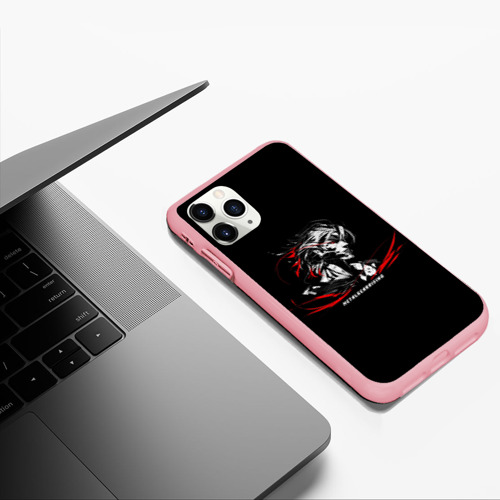Чехол для iPhone 11 Pro Max матовый Metal gear Rising: Revengeance, цвет баблгам - фото 5