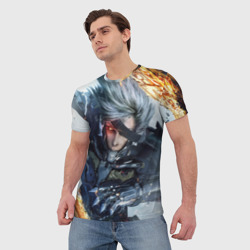 Мужская футболка 3D Metal Gear Rising: Revengeance - фото 2