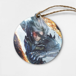 Деревянная игрушка круг Metal Gear Rising: Revengeance