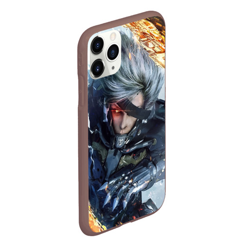 Чехол для iPhone 11 Pro Max матовый Metal Gear Rising: Revengeance, цвет коричневый - фото 3