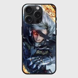 Чехол силиконовый для Apple iPhone 15 Pro матовый Metal Gear Rising: Revengeance